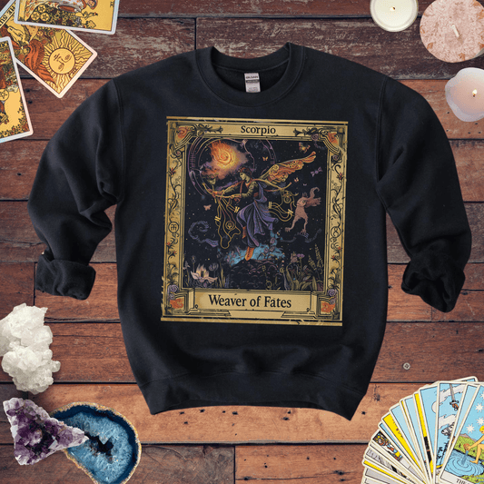 Sweatshirt S / Black Scorpio The Weaver of Fates Extra Soft Sweater