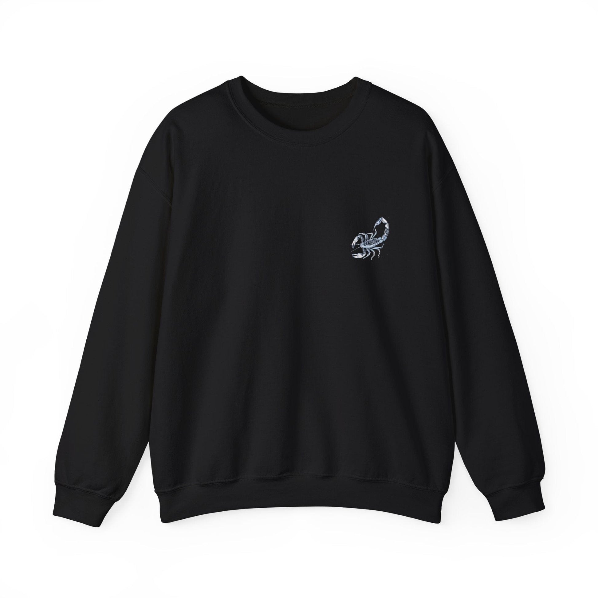 Sweatshirt S / Black Scorpio Warrior Extra Soft Sweater: Bold Zodiac Symbolism for the Fearless