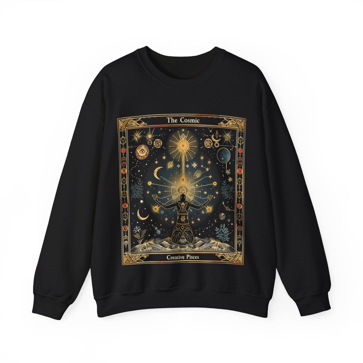 Sweatshirt S / Black The Cosmic Creative Soft Pisces Sweater