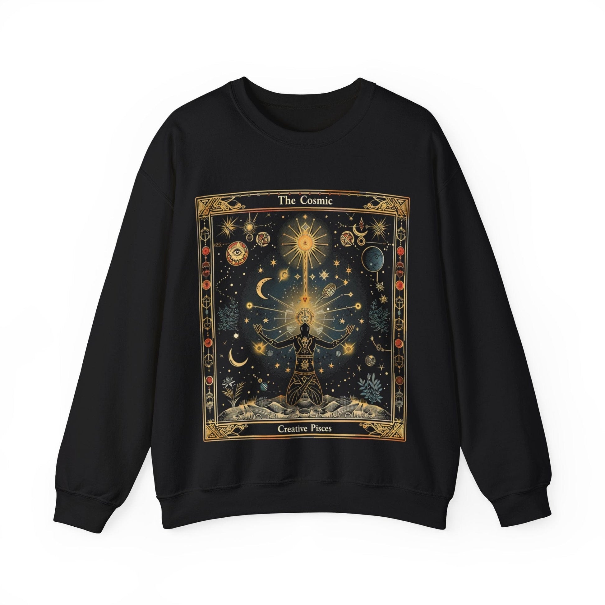 Sweatshirt S / Black The Cosmic Creative Soft Pisces Sweater
