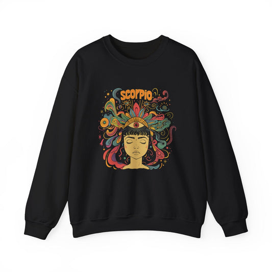 Sweatshirt S / Black The Intuitive Seer Scorpio Extra Soft Sweater