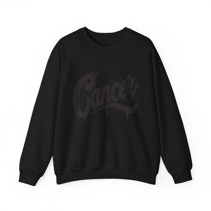 Sweatshirt S / Black Tidal Emotion Cancer Sweater: Comfort in the Currents