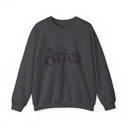 Sweatshirt S / Dark Heather Astro Splash Aries Soft Sweater: Embrace Your Fire