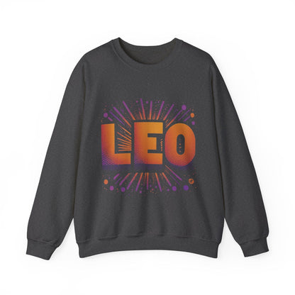 Sweatshirt S / Dark Heather Classic 70s Neon Leo