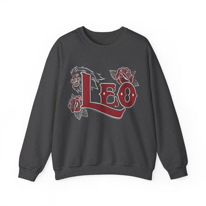 Sweatshirt S / Dark Heather Classic Rockabilly Leo Soft Sweater