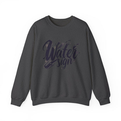 Sweatshirt S / Dark Heather Fluid Essence Cancer Sweater: Waves of Intuition