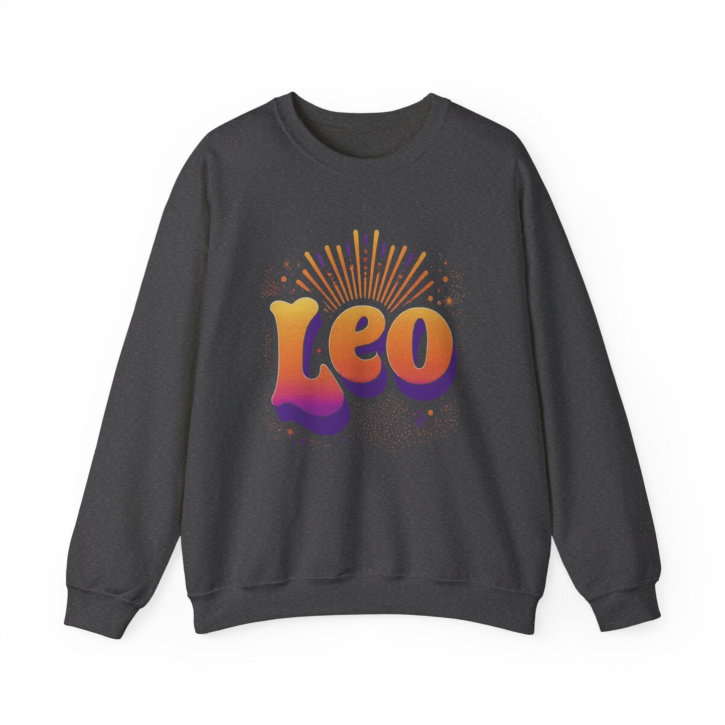 Sweatshirt S / Dark Heather Groovy 70s Leo Soft Sweater