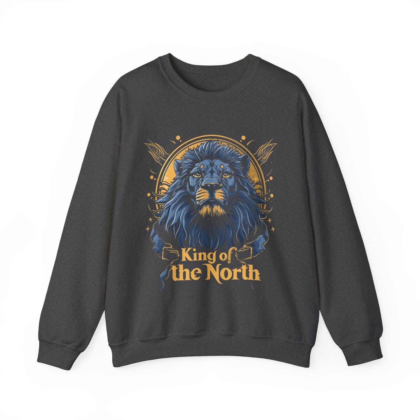 Sweatshirt S / Dark Heather King of the North Leo Soft Sweater