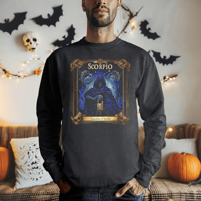 Sweatshirt S / Dark Heather Scorpio The Guardian of Secrets Extra Soft Sweater