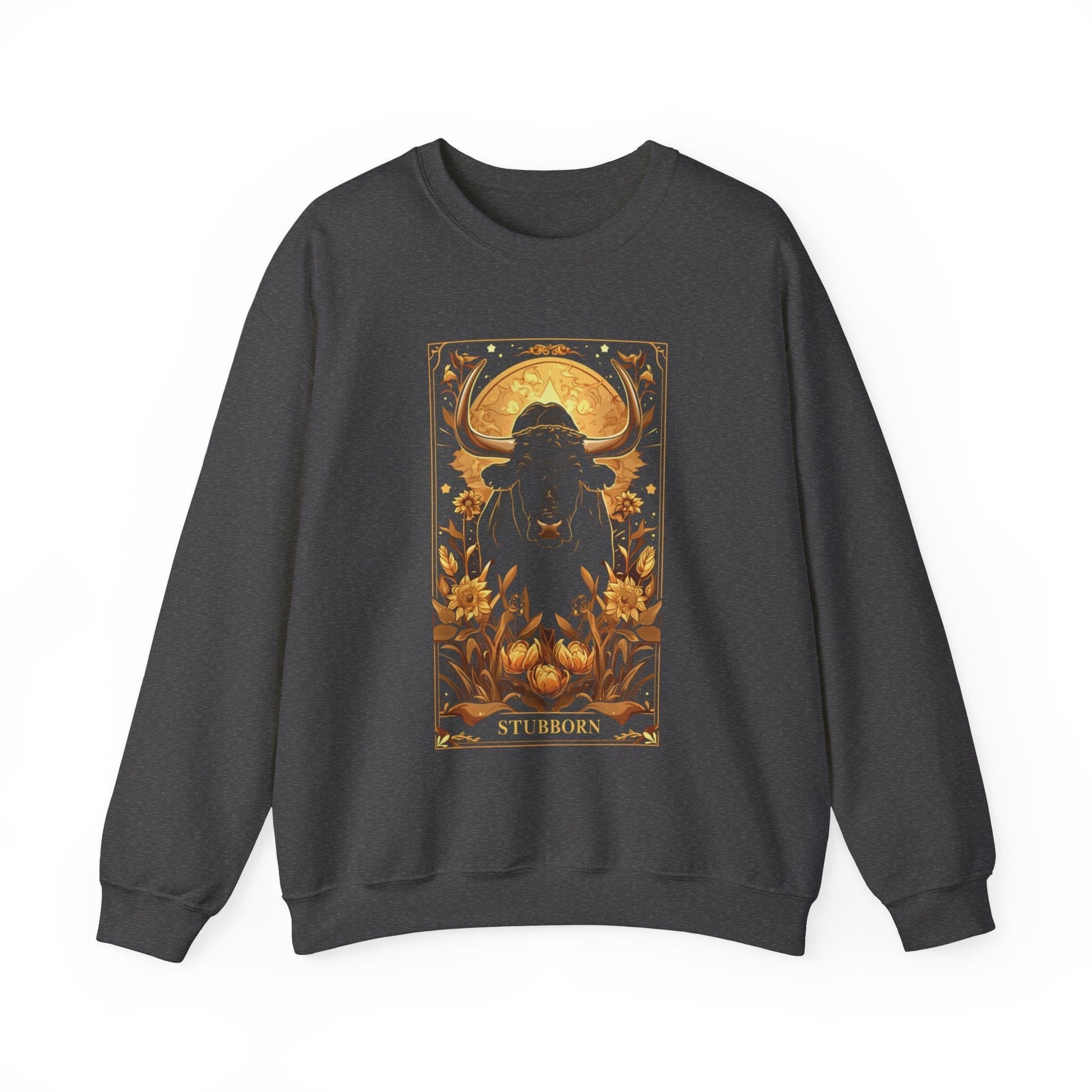 Sweatshirt S / Dark Heather The Guardian Bull Sweater