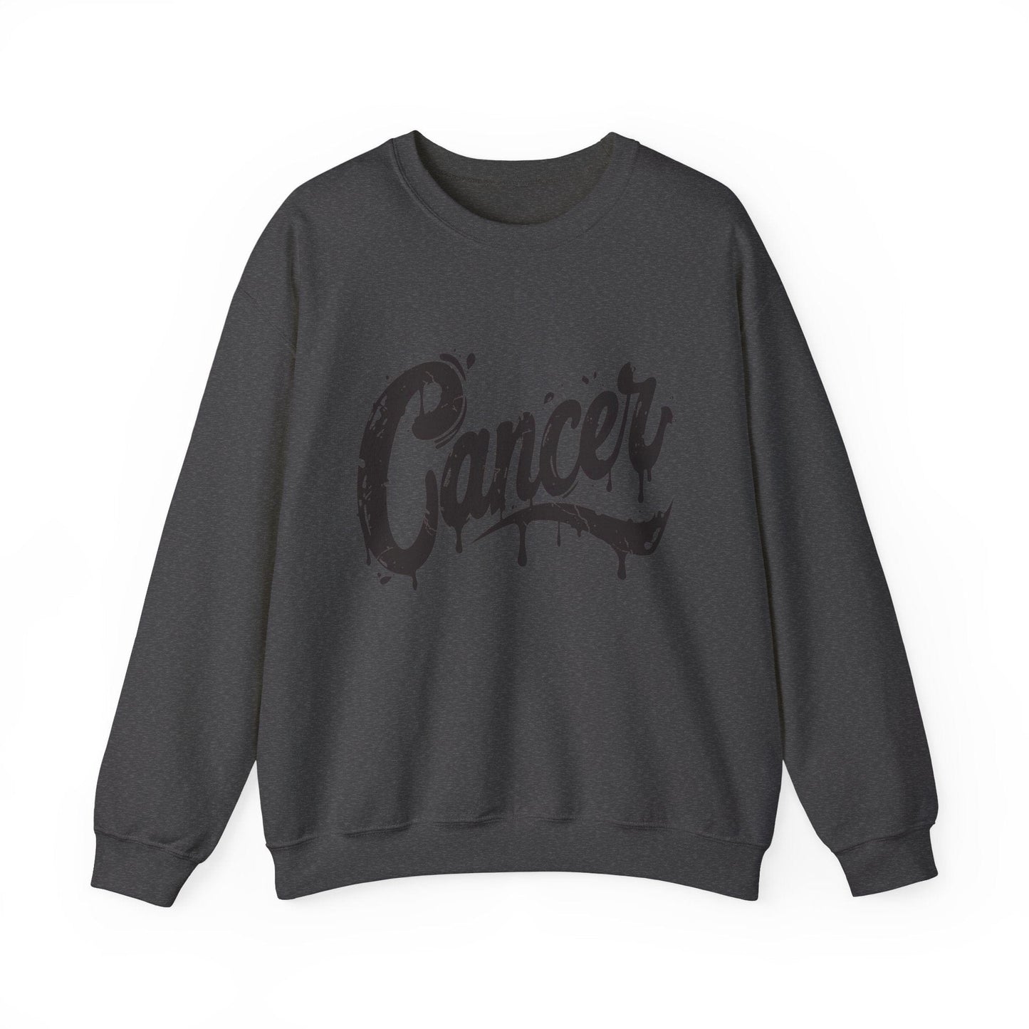 Sweatshirt S / Dark Heather Tidal Emotion Cancer Sweater: Comfort in the Currents
