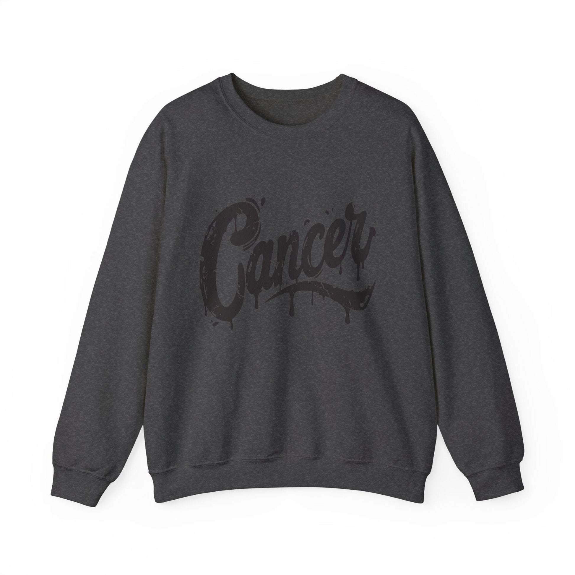 Sweatshirt S / Dark Heather Tidal Emotion Cancer Sweater: Comfort in the Currents