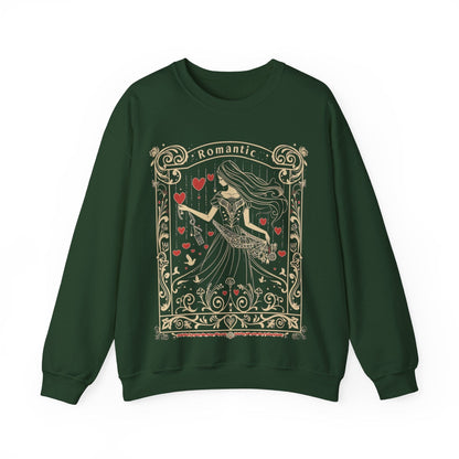Sweatshirt S / Forest Green "Amour of the Scales" Libra Romantic Sweater: Cozy in Love