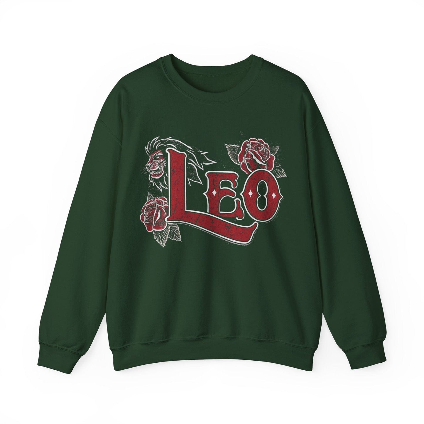 Sweatshirt S / Forest Green Classic Rockabilly Leo Soft Sweater
