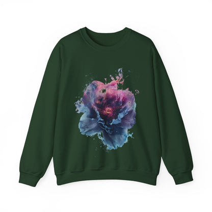 Sweatshirt S / Forest Green Galactic Bloom Sweater