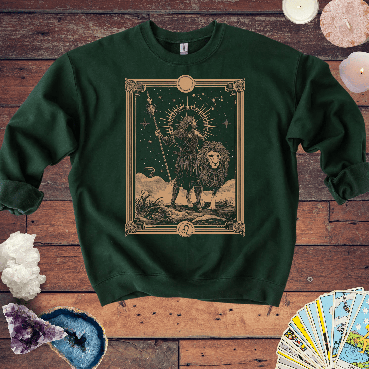 Sweatshirt S / Forest Green Leo Bravery Sweatshirt