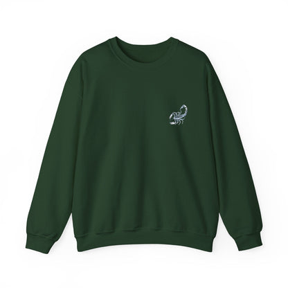 Sweatshirt S / Forest Green Scorpio Warrior Extra Soft Sweater: Bold Zodiac Symbolism for the Fearless