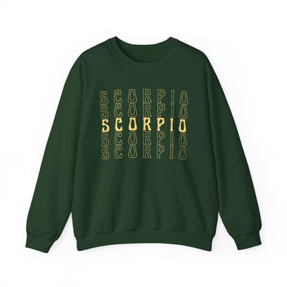 Sweatshirt S / Forest Green Scorpio Zodiac Essence Extra Soft Sweater: Minimalism for the Enigmatic