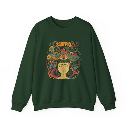 Sweatshirt S / Forest Green The Intuitive Seer Scorpio Extra Soft Sweater