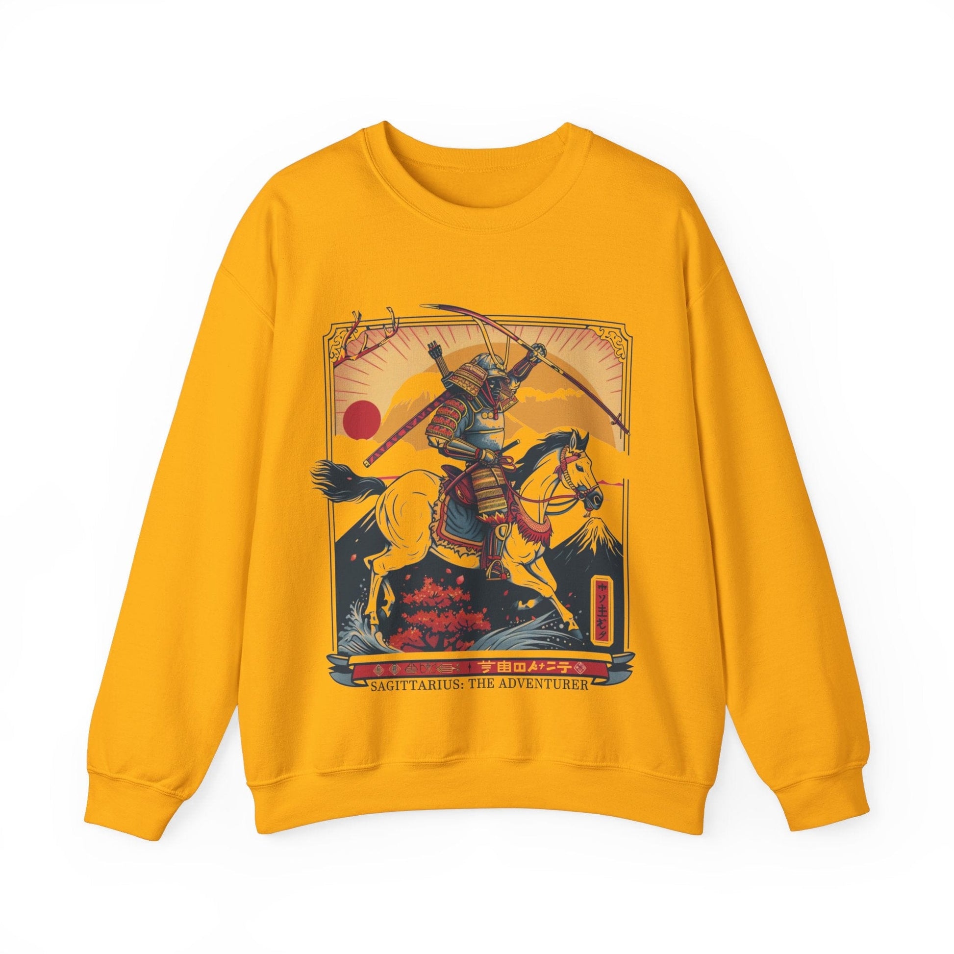 Sweatshirt S / Gold Shogun Quest Sagittarius Sweater: The Warrior's Path