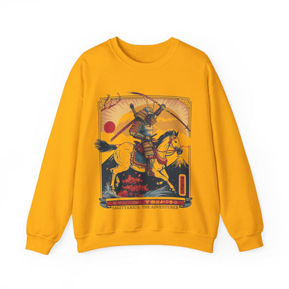 Sweatshirt S / Gold Shogun Quest Sagittarius Sweater: The Warrior's Path