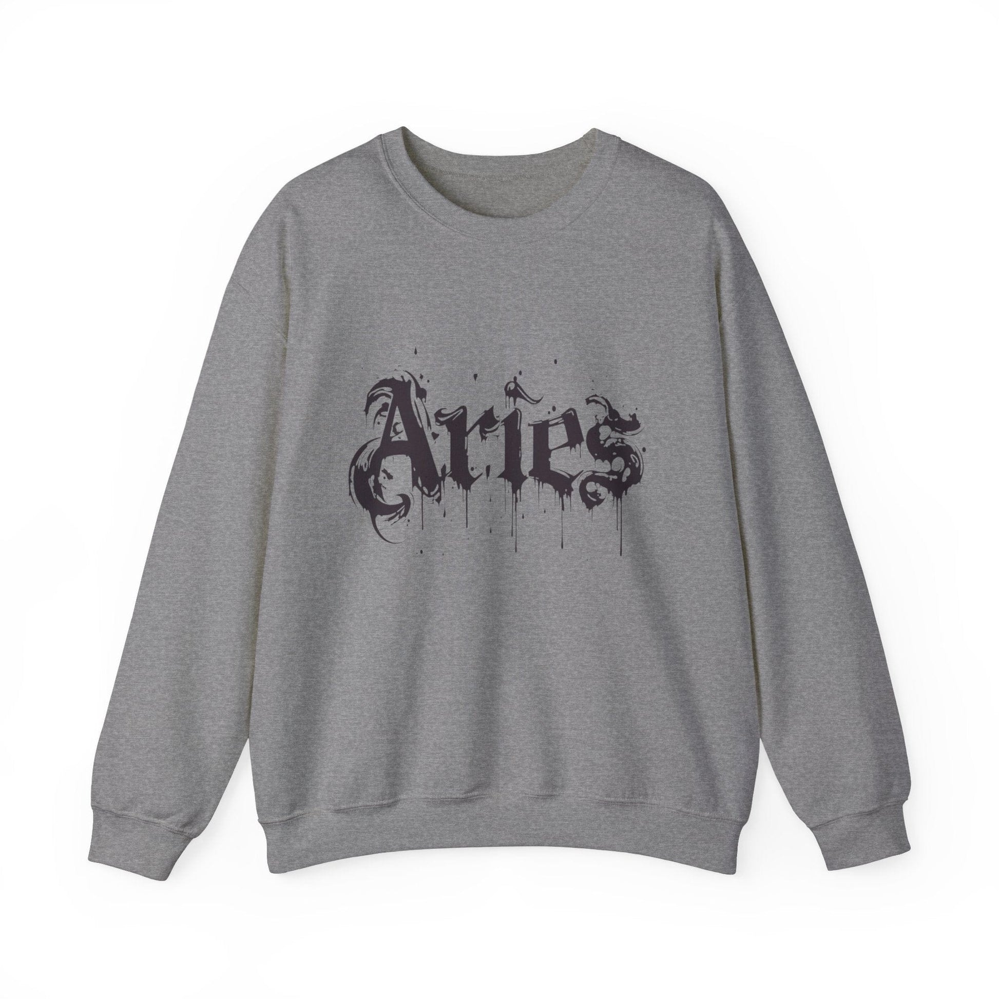 Sweatshirt S / Graphite Heather Astro Splash Aries Soft Sweater: Embrace Your Fire