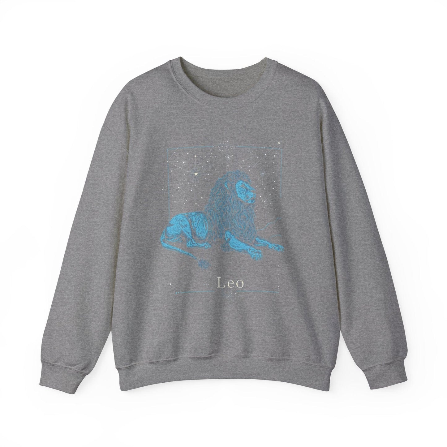 Sweatshirt S / Graphite Heather Lion's Majesty Leo Crewneck Sweatshirt