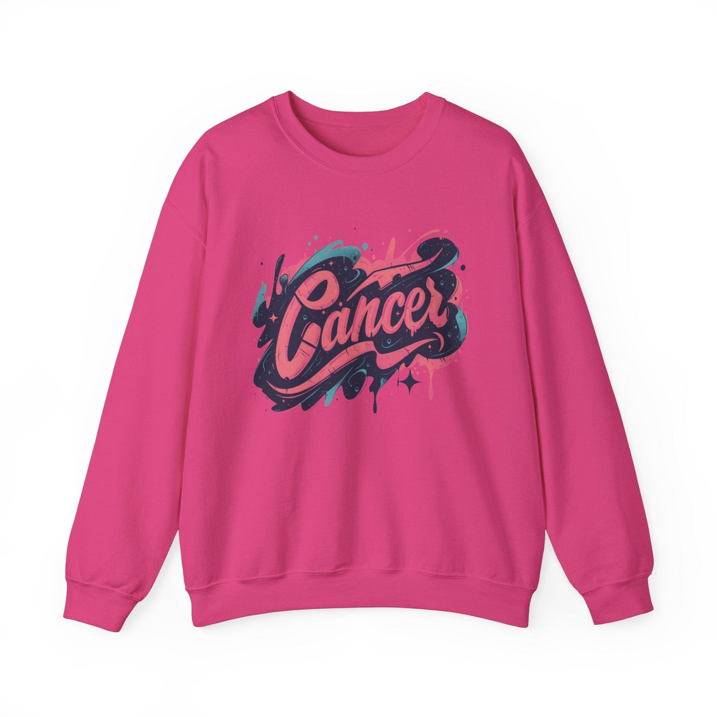 Sweatshirt S / Heliconia Cosmic Splash Cancer Sweater: Orbit of Emotion