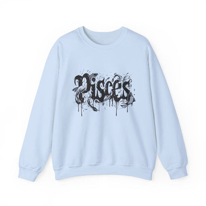 Sweatshirt S / Light Blue Deep Dive Pisces Sweater: Embrace the Creative Flow