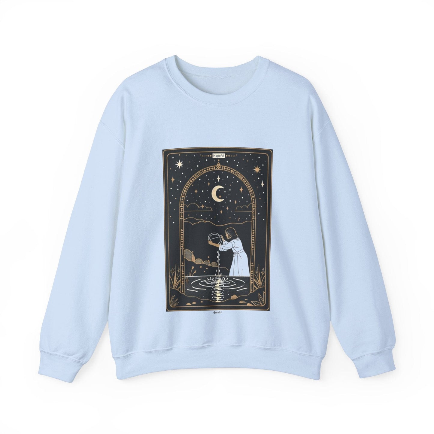 Sweatshirt S / Light Blue Hopeful Gemini Sweater