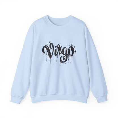 Sweatshirt S / Light Blue "Inkwell Virtue" Virgo Sweater: The Art of Perfection