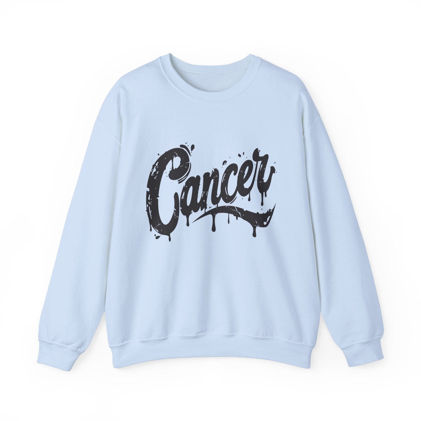 Sweatshirt S / Light Blue Tidal Emotion Cancer Sweater: Comfort in the Currents