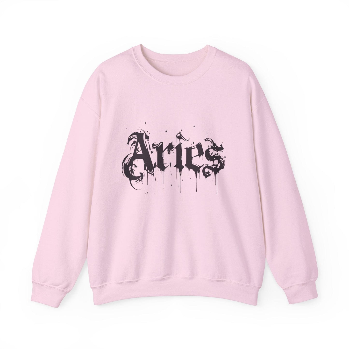 Sweatshirt S / Light Pink Astro Splash Aries Soft Sweater: Embrace Your Fire