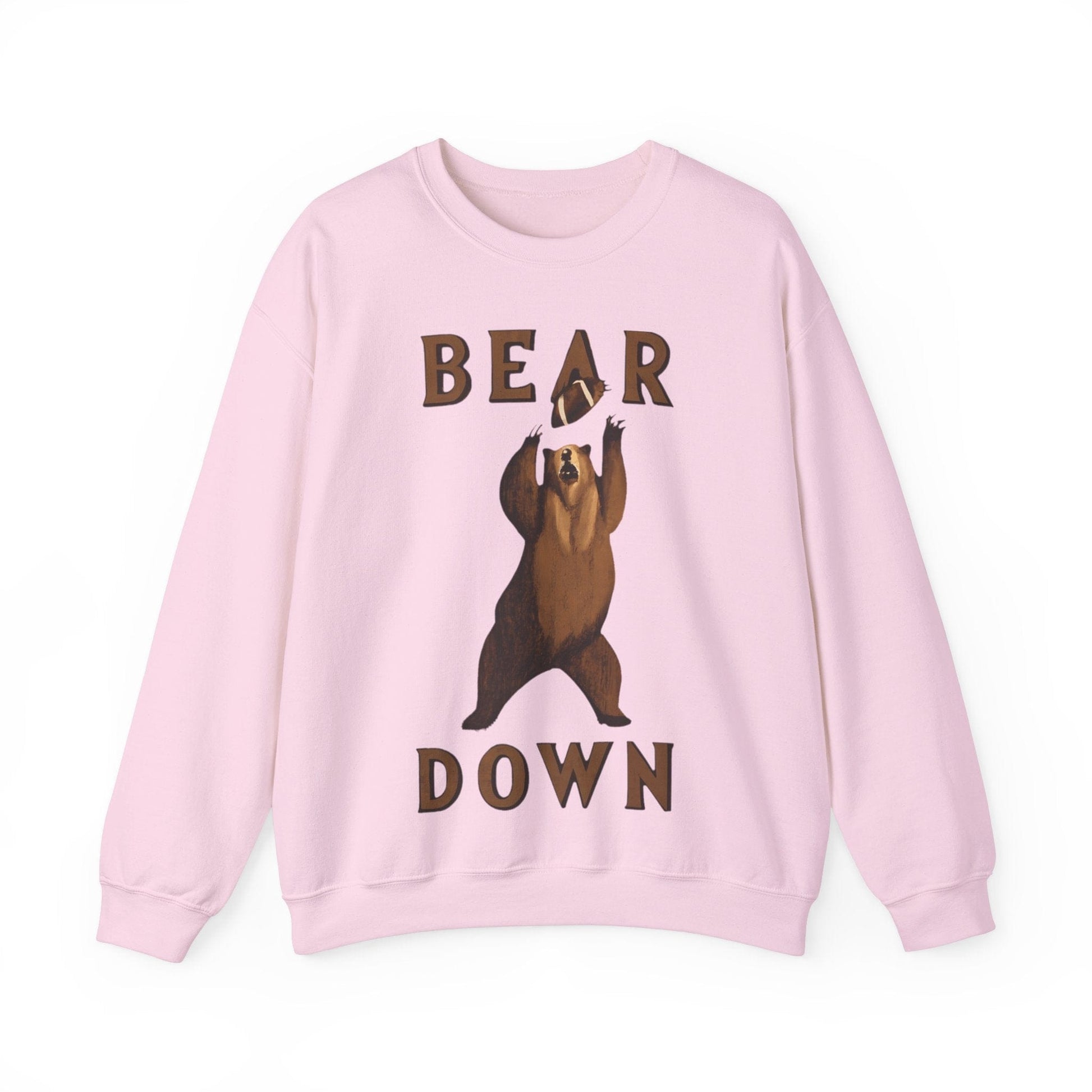 Sweatshirt S / Light Pink Bear Down Vintage Sweatshirt