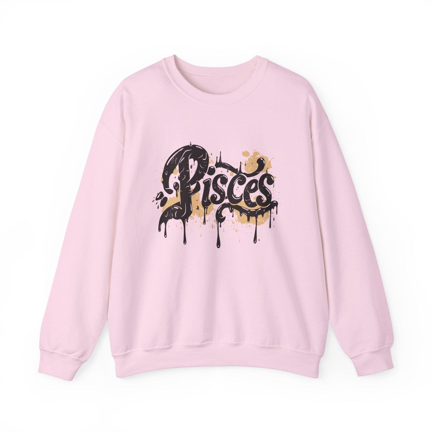 Sweatshirt S / Light Pink Celestial Drift Pisces Sweater: Drift Through the Cosmos