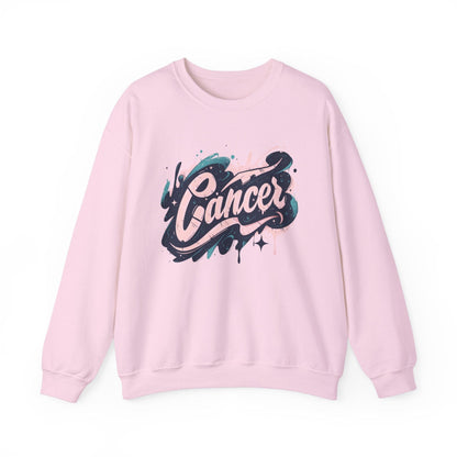 Sweatshirt S / Light Pink Cosmic Splash Cancer Sweater: Orbit of Emotion