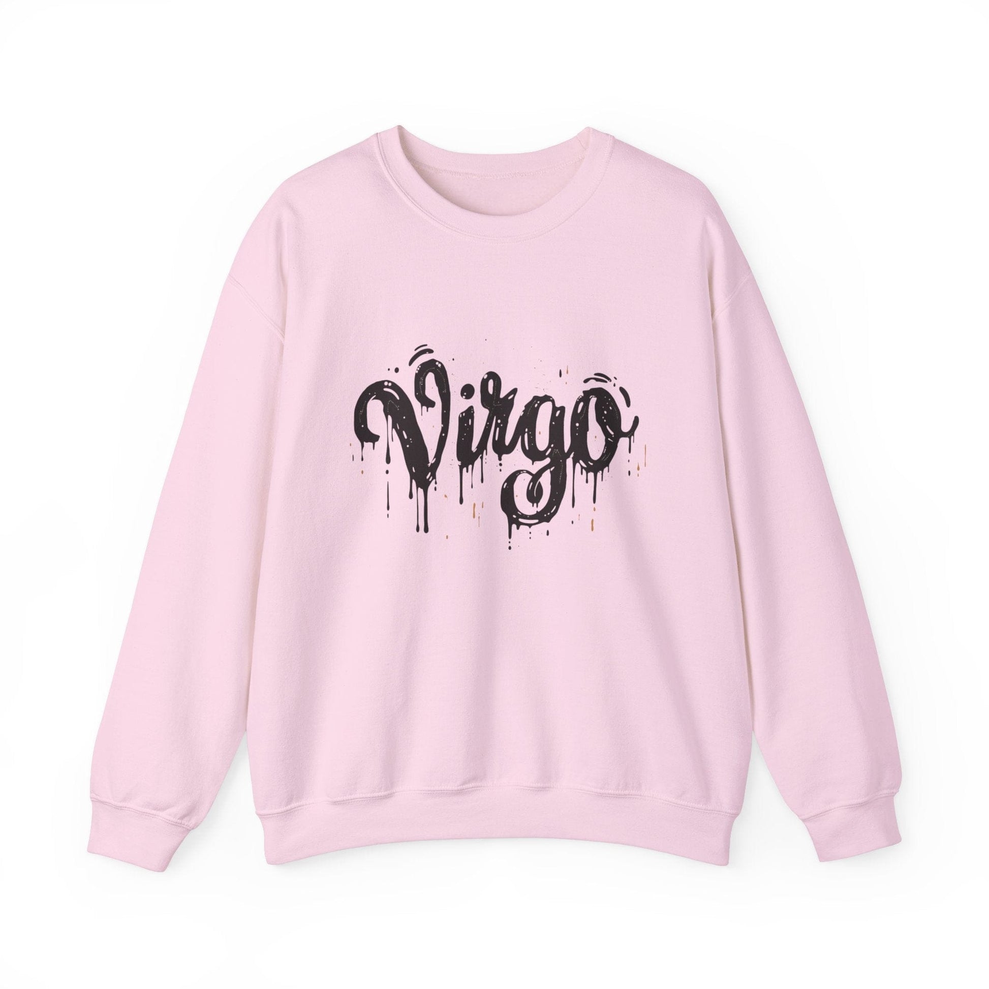 Sweatshirt S / Light Pink "Inkwell Virtue" Virgo Sweater: The Art of Perfection