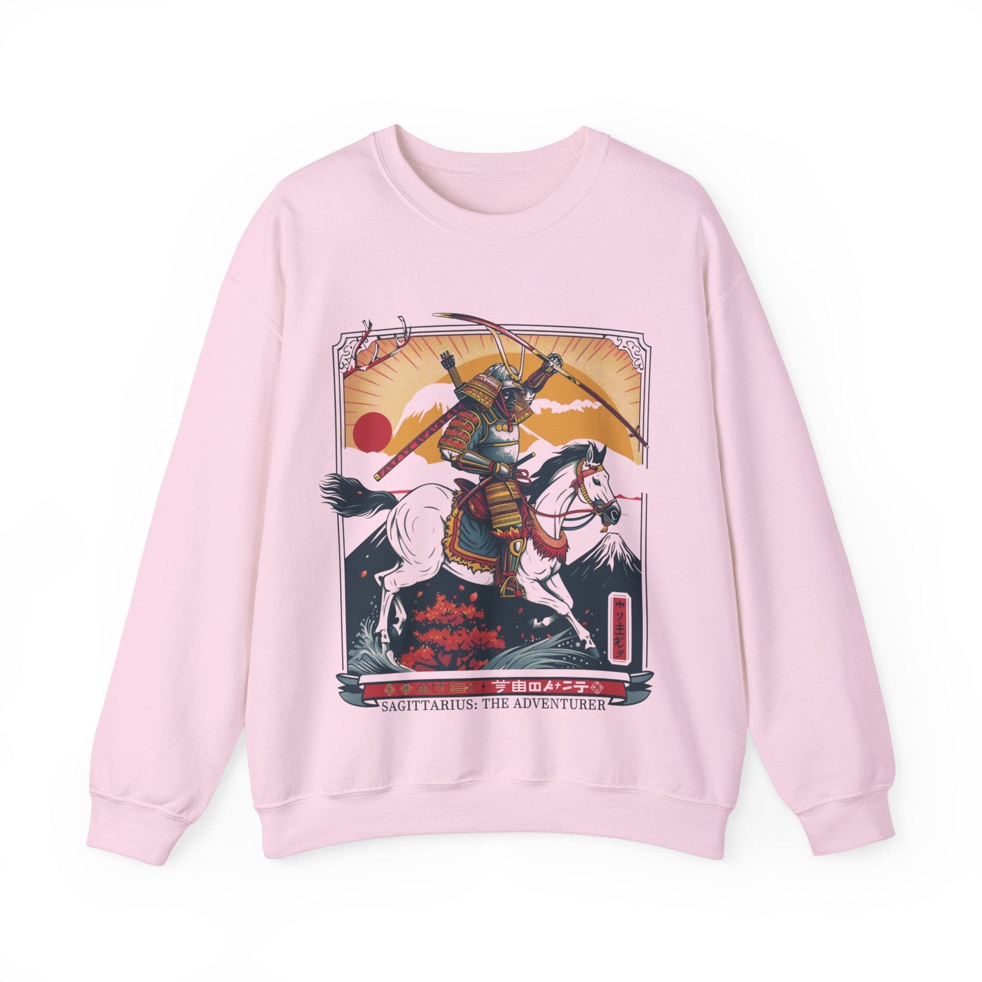Sweatshirt S / Light Pink Shogun Quest Sagittarius Sweater: The Warrior's Path