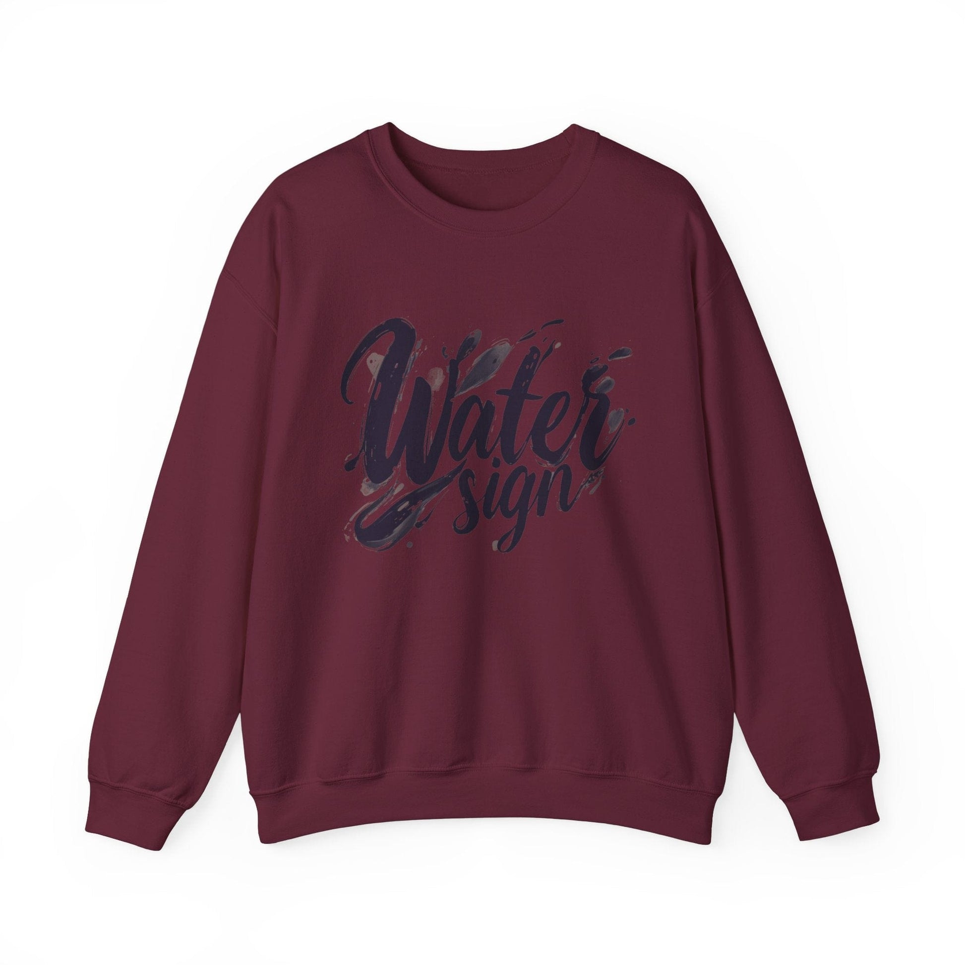 Sweatshirt S / Maroon Fluid Essence Cancer Sweater: Waves of Intuition