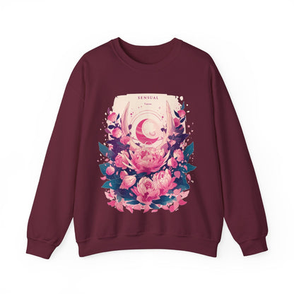 Sweatshirt S / Maroon Venus in Taurus: Sensual Astrology Sweater