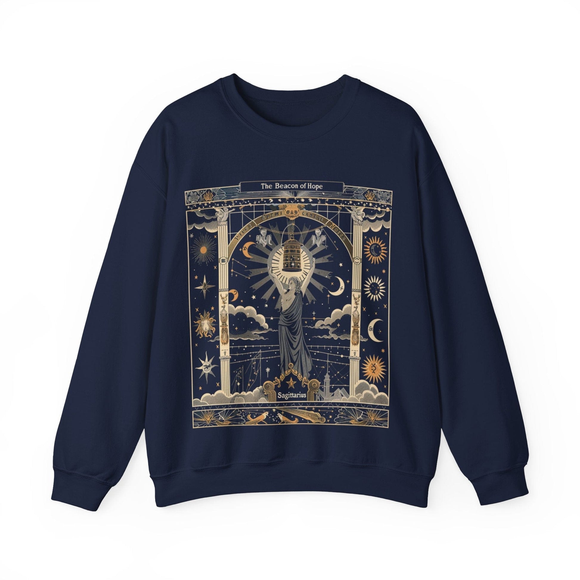 Sweatshirt S / Navy Beacon of Hope Soft Sagittarius Sweater