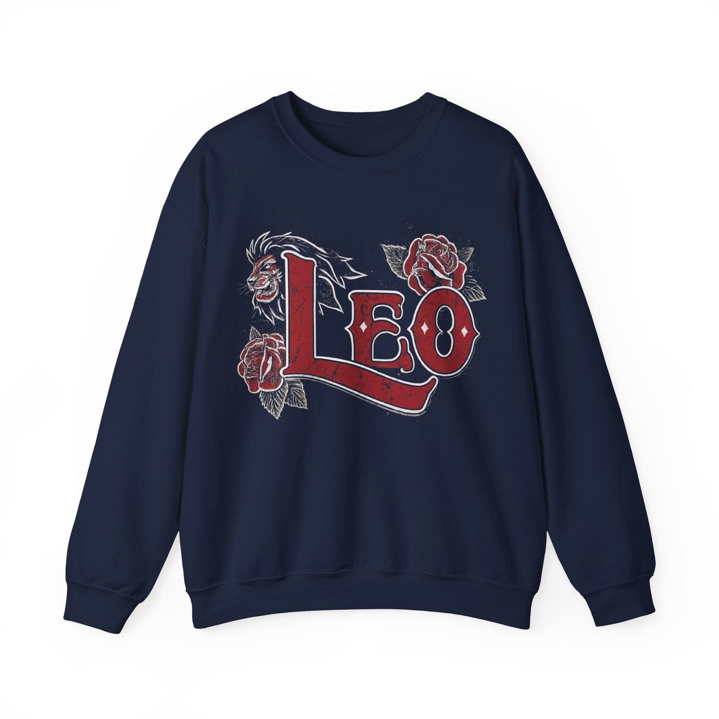 Sweatshirt S / Navy Classic Rockabilly Leo Soft Sweater