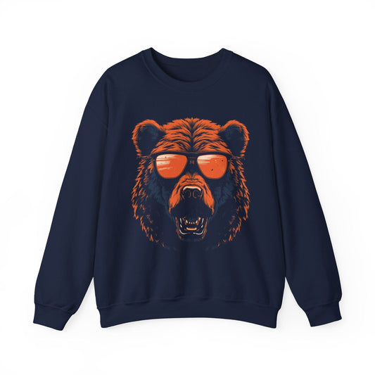Sweatshirt S / Navy Cool Bear Vintage Sweatshirt