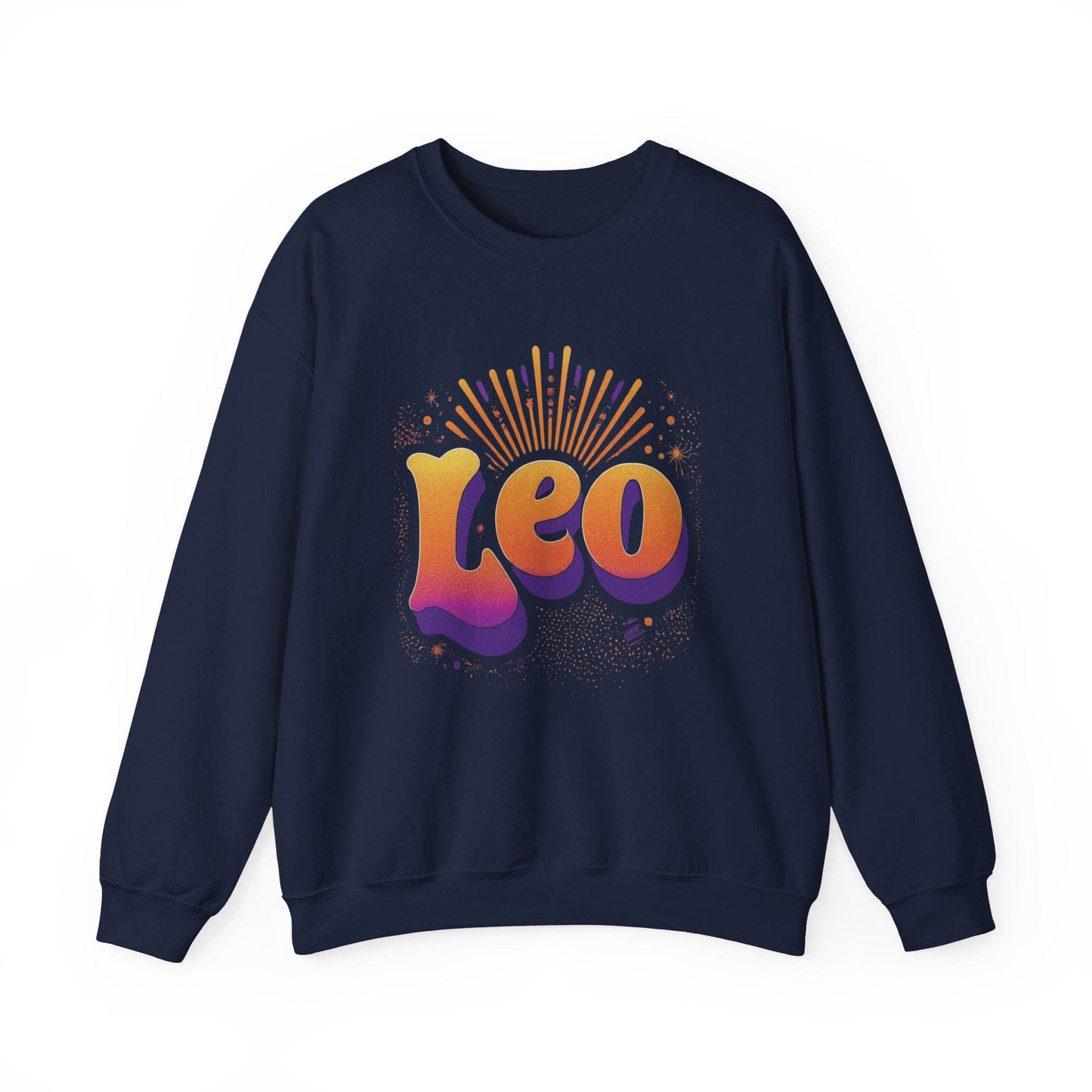 Sweatshirt S / Navy Groovy 70s Leo Soft Sweater