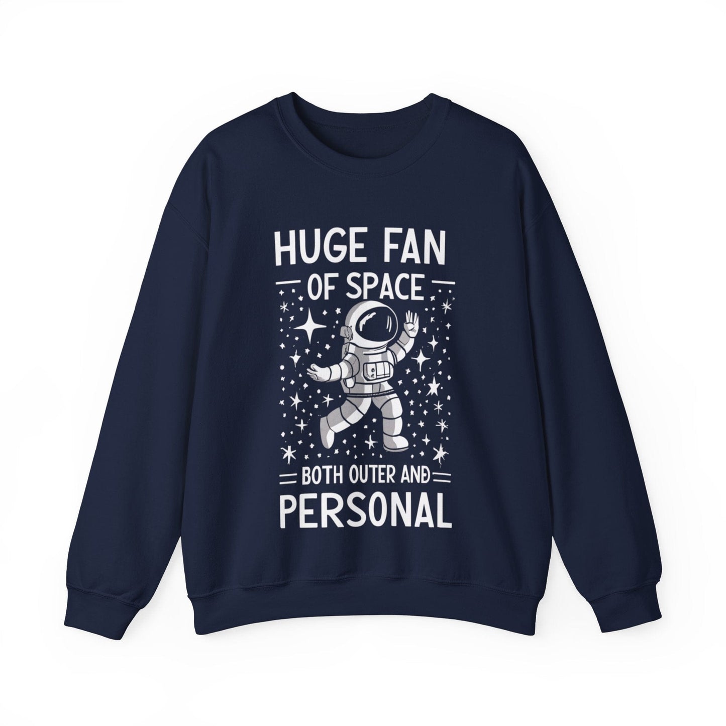 Sweatshirt S / Navy Huge Fan of Space Sweater