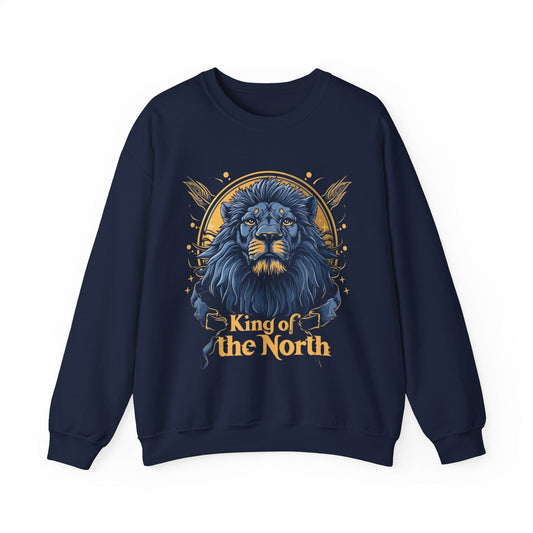 Sweatshirt S / Navy King of the North Leo Soft Sweater