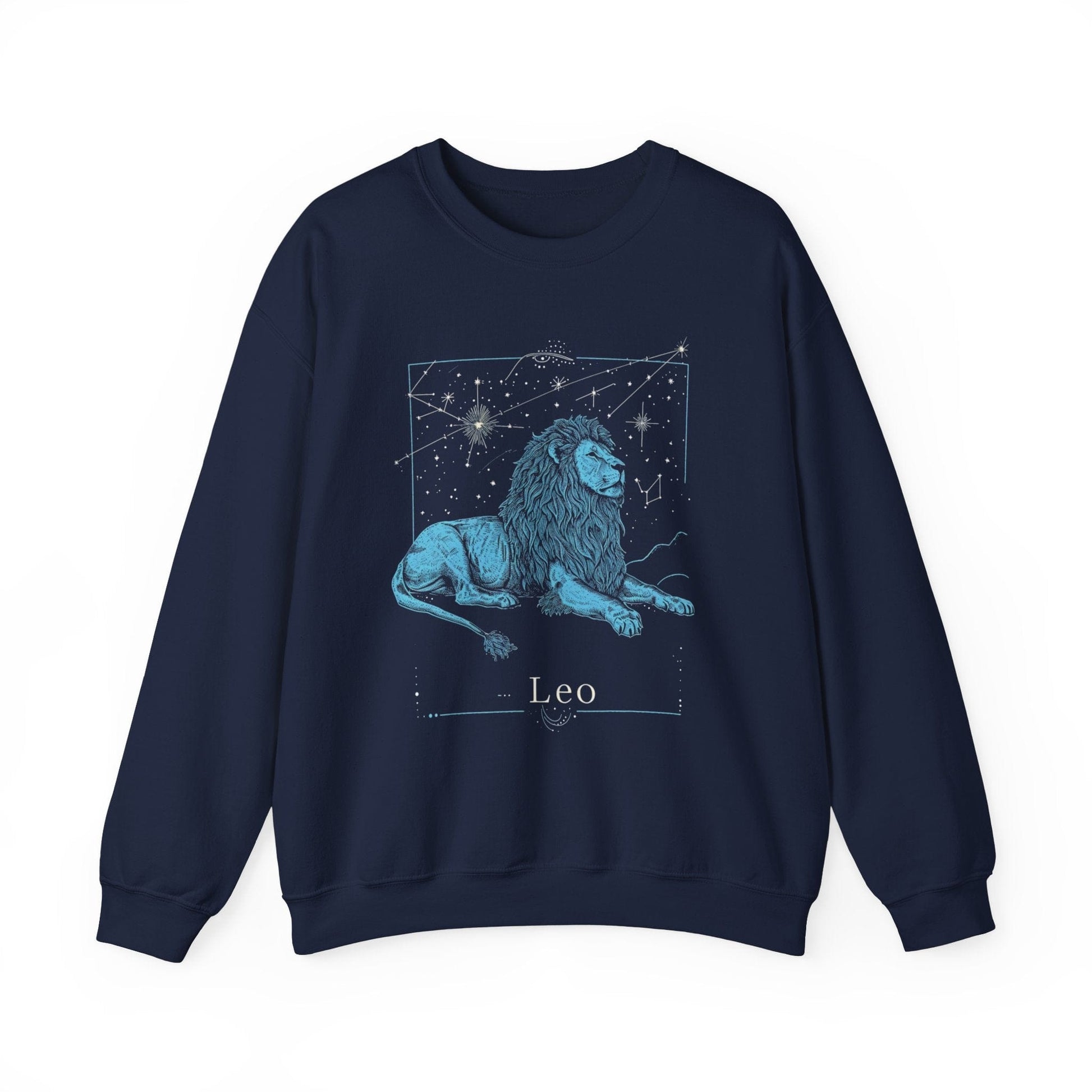 Sweatshirt S / Navy Lion's Majesty Leo Crewneck Sweatshirt