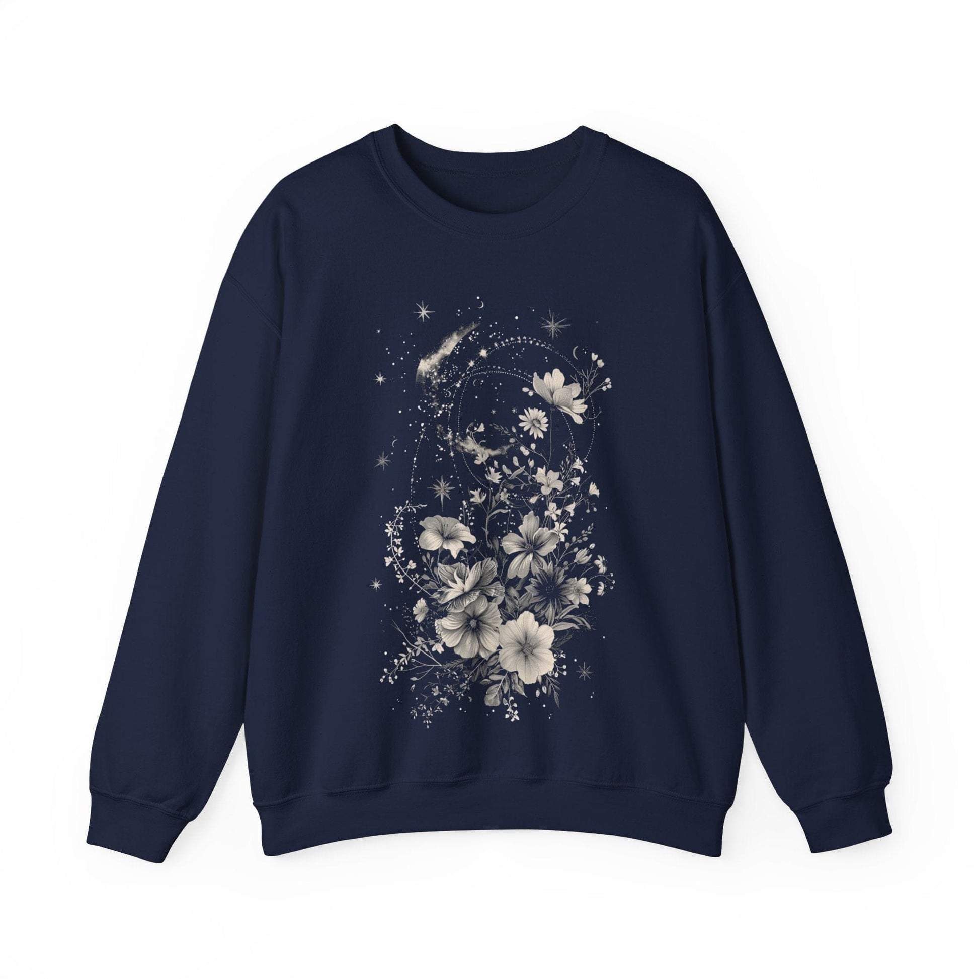 Sweatshirt S / Navy Lunar Blossom Sweater