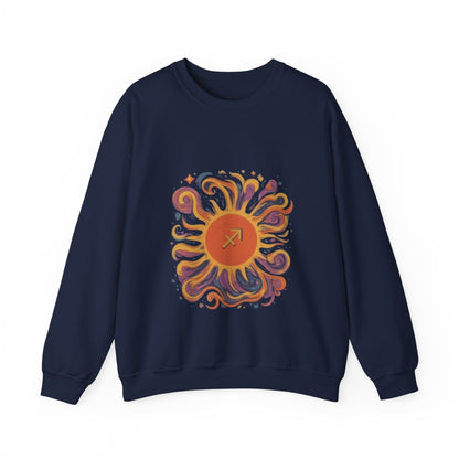 Sweatshirt S / Navy Sagittarius Solar Quest Soft Sweater: Adventure in Comfort