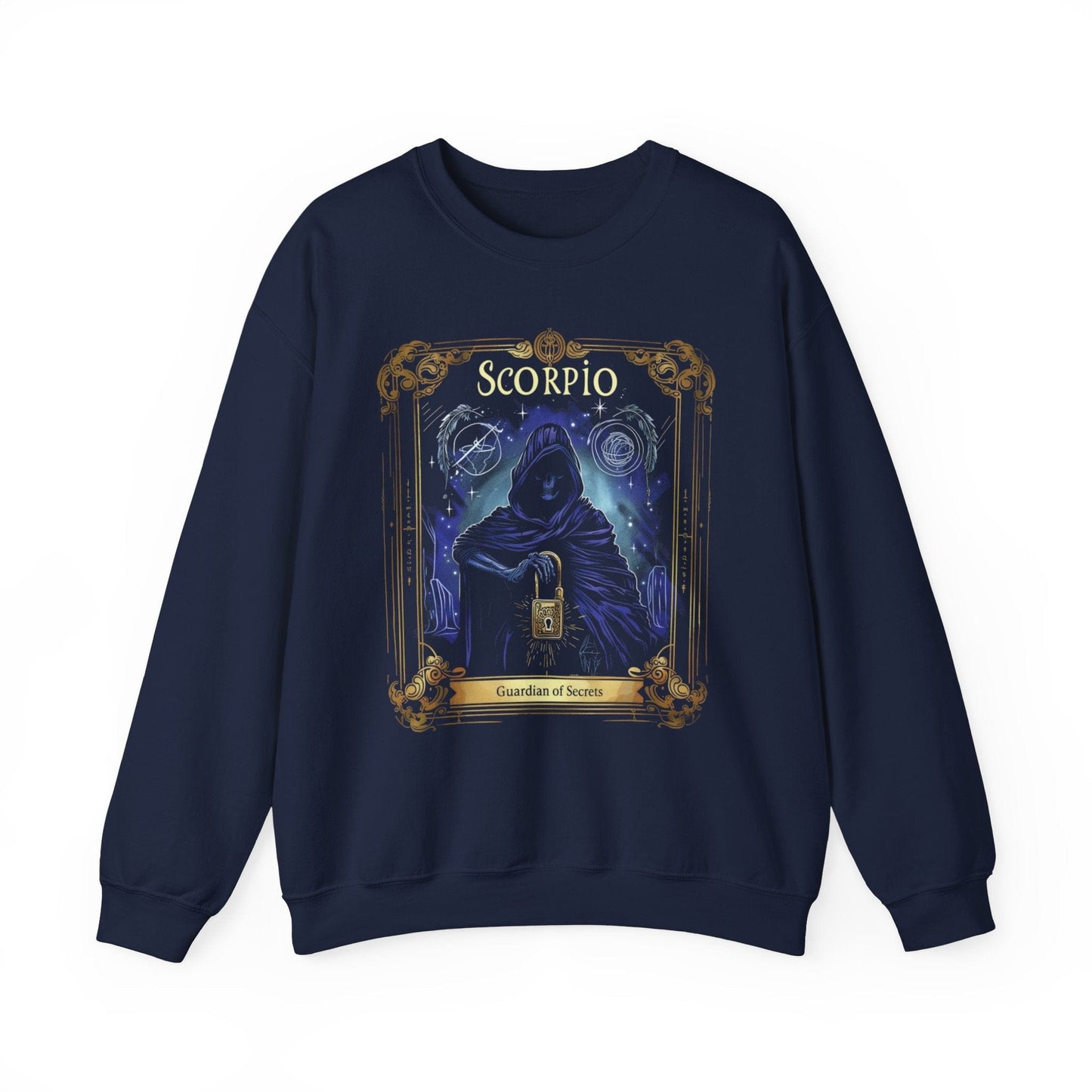 Sweatshirt S / Navy Scorpio The Guardian of Secrets Extra Soft Sweater